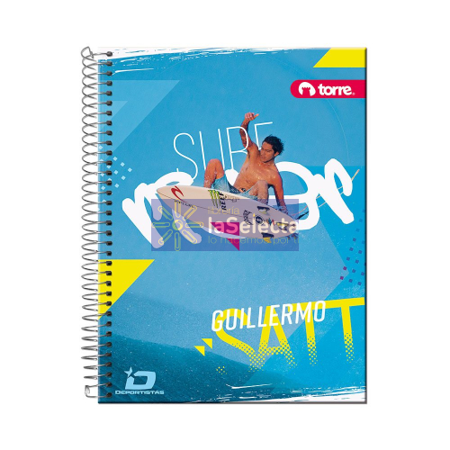 CUADERNO TRIPLE TOP DEPORTISTAS 150 HJS TORRE